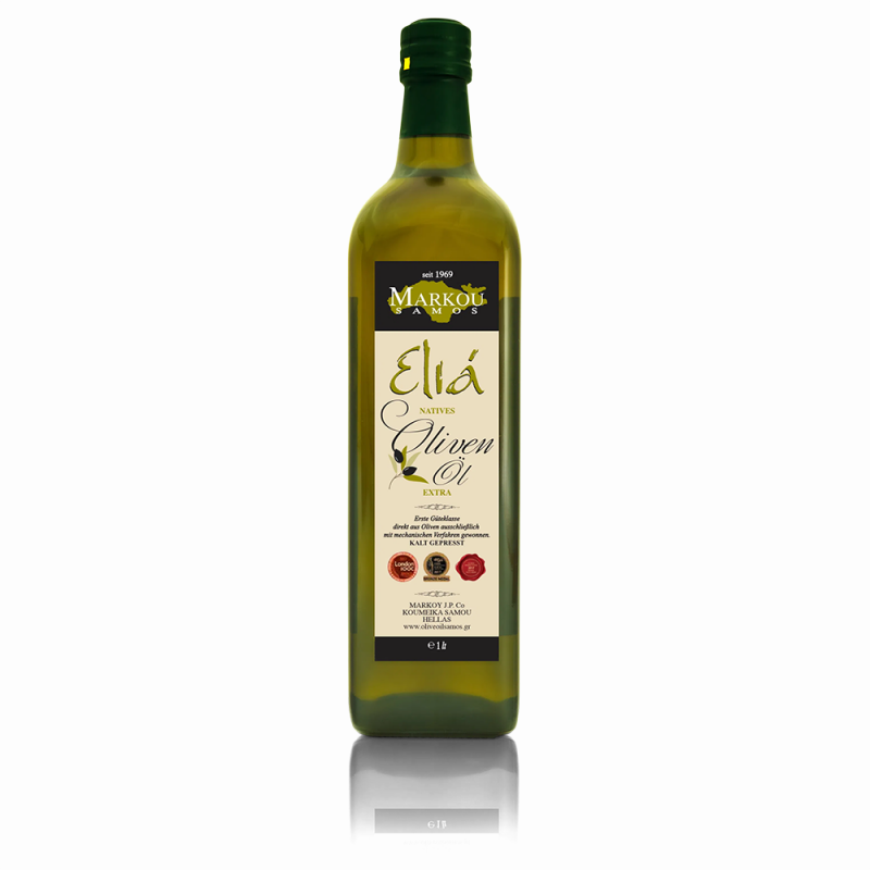 Eliá Extra Virgin Olivenöl NATURTRÜB 2021 (1 Liter)